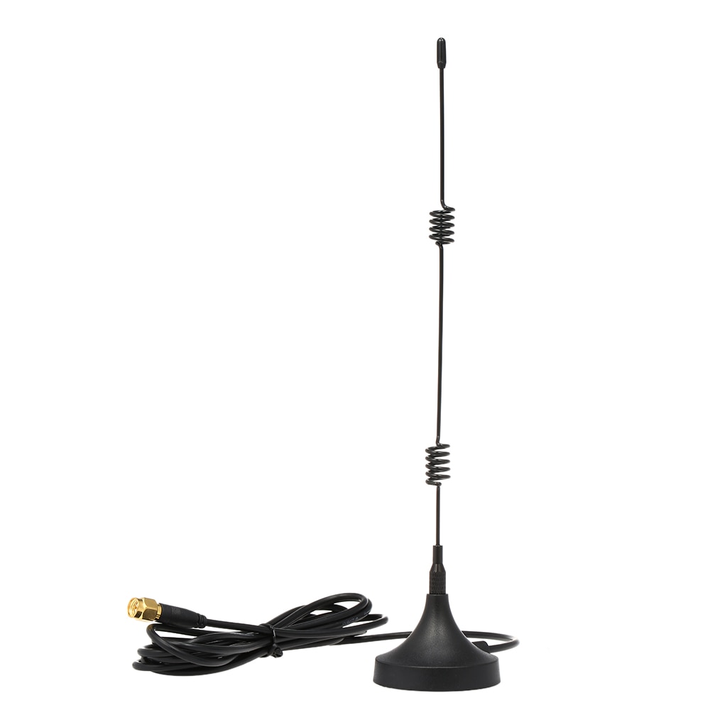 Mini 2.4 GHz WiFi Antenna Esterna 7dBi w/2 Metro Linea di Estensione Magnetica Pollone di Base SMA Connettore Maschio Per router WiFi Adapter