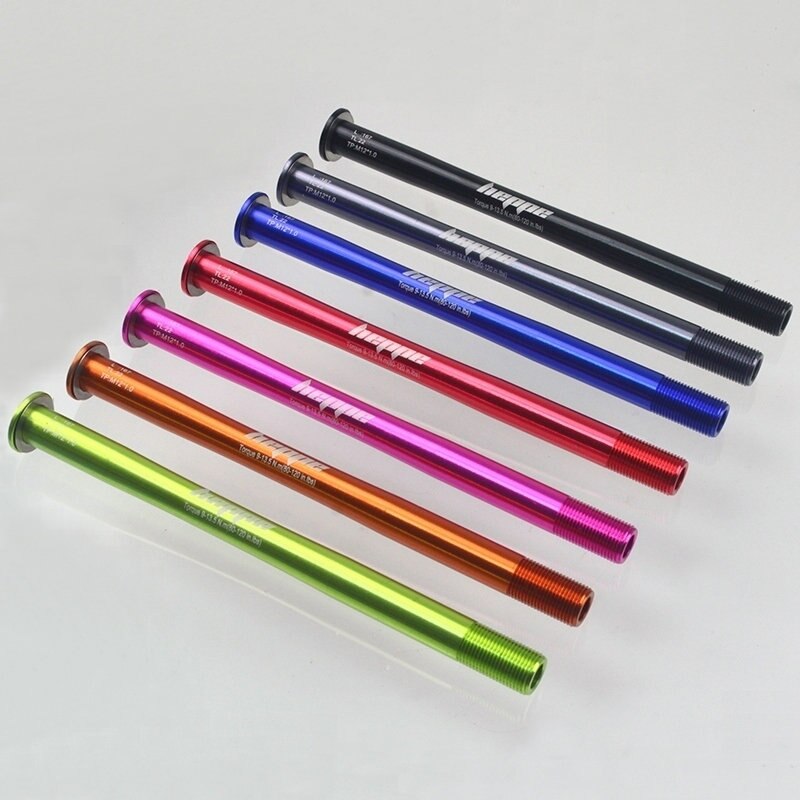 HEPPE-eje pasante para bicicleta de montaña, brochetas de eje trasero, 12x142, 12x148, liberación rápida, 167mm, M12xP1.0, multicolor