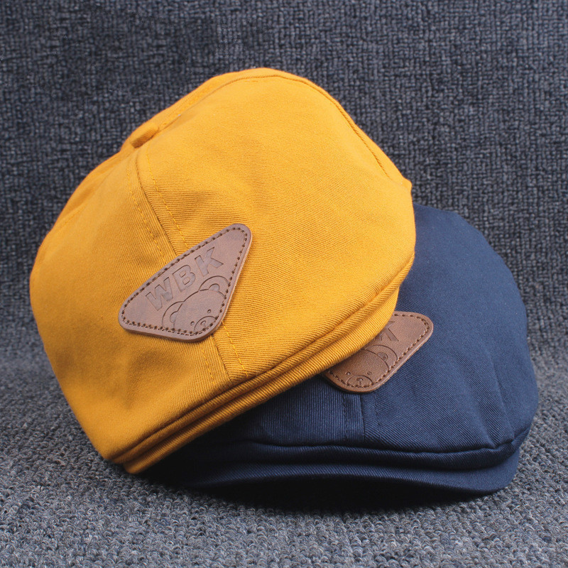 Børn bomuldsbasker børn motorhjelm hat varme kasketter dreng pige nyhedsdreng kasket dreng efterår vinter varm gorro