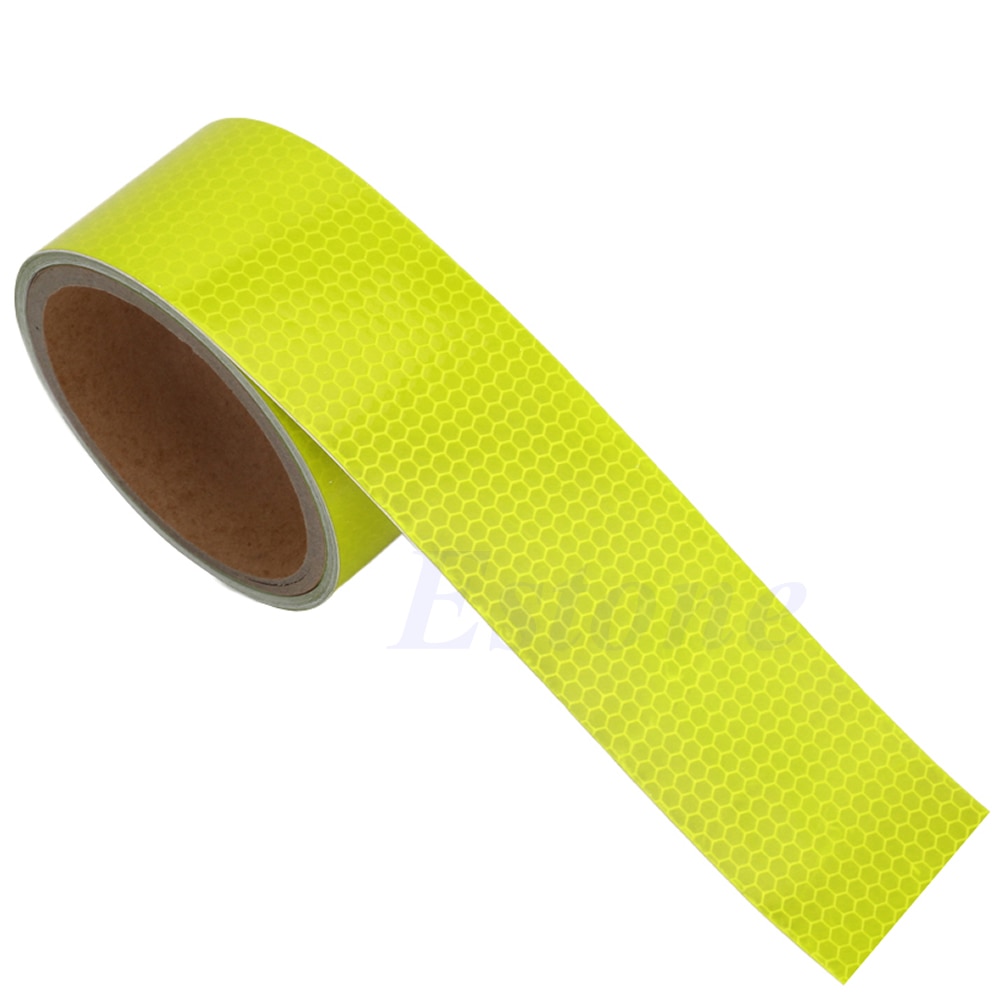 5Cm * 3M 2 "X 10 'Reflecterende Veiligheidswaarschuwing Conspicuity Tape Film Sticker Kleurrijke M3GD
