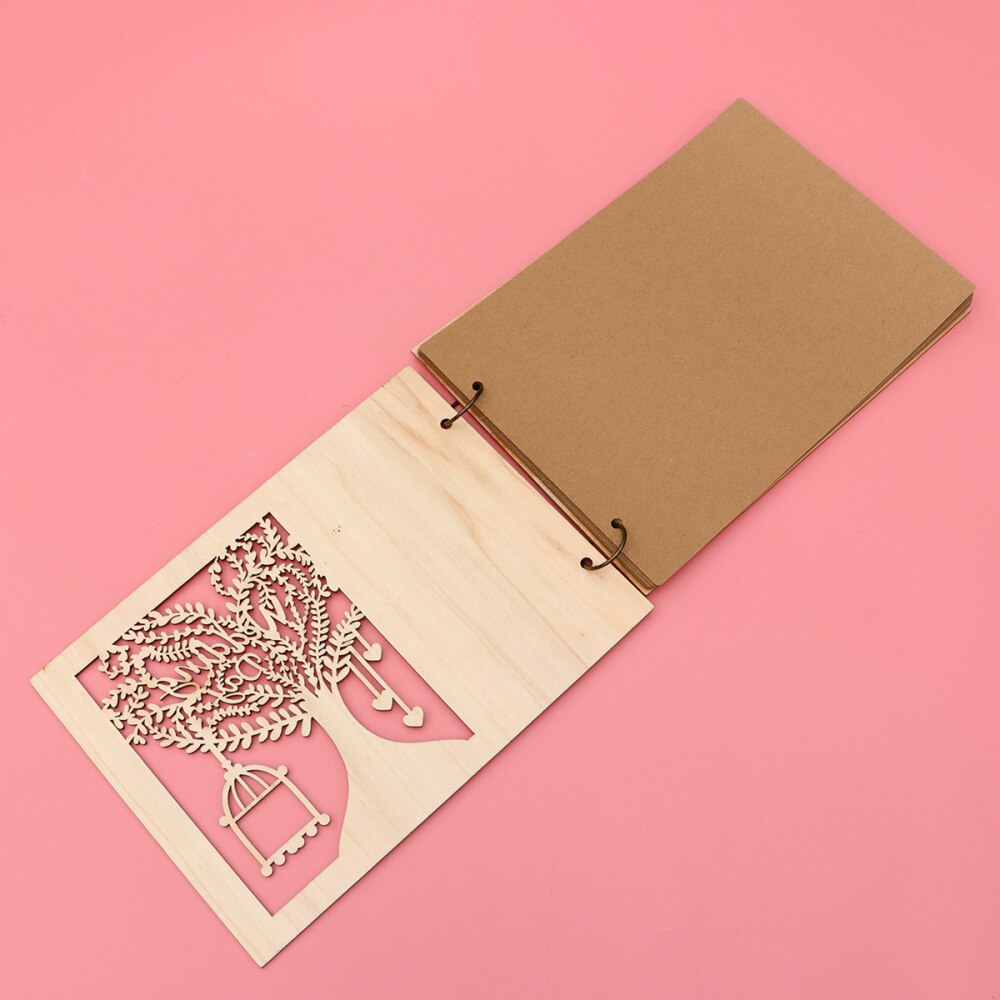 1PC Wedding Guestbook Craft Notebook Wedding Guestbook for Banquet: Picture 4
