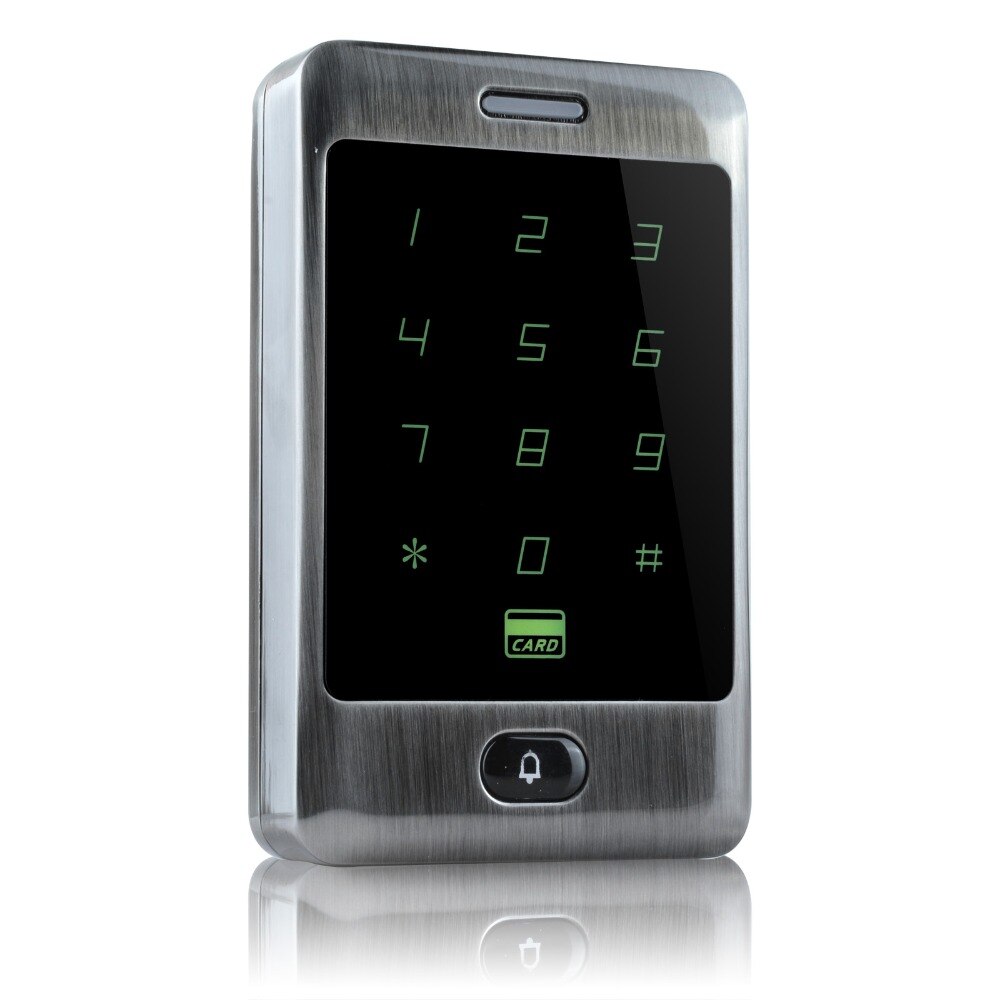 5YOA RFID Toegangscontrole Waterdicht 125 khz Touch Toetsenbord Deur Access Control System met KDL Metal Case Shell Backlight Toetsenbord
