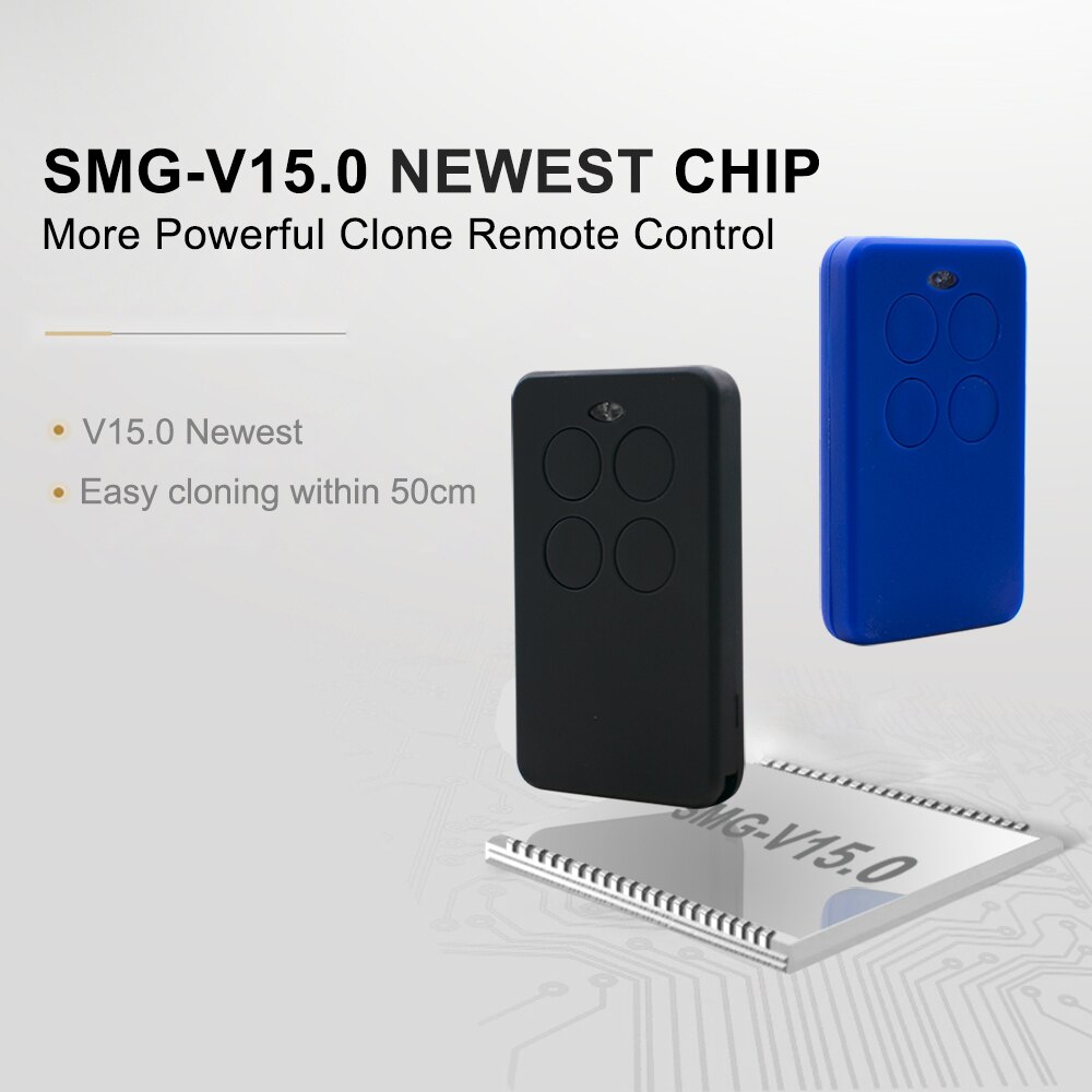 Multifrequency Code Grabber Auto Scan SMG-V15.0 Keychain Fixed Rolling Code Command Garage Gate Door Opener 433 Mhz Duplicator