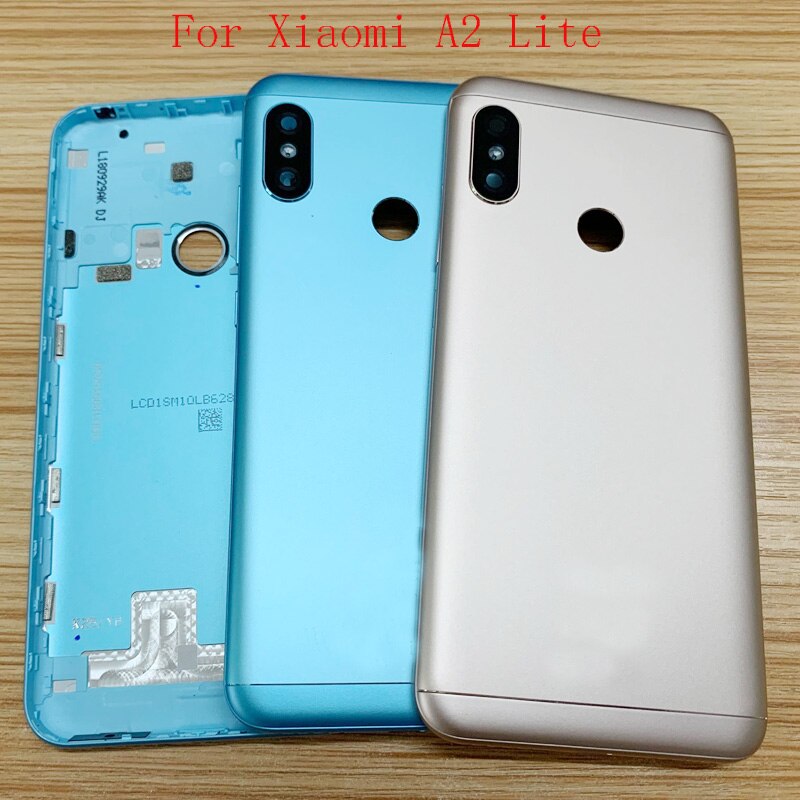 Batterij Cover Achterdeur Terug Behuizing Case Voor Xiaomi Mi A2 Mi A2 Lite Batterij Cover + Power Volume Knop