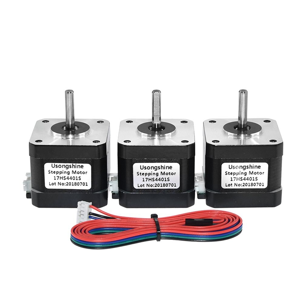 Motor paso a paso Nema17 de 4 conductores, Motor de 42 motores de engranaje de extrusión, relación de Motor paso a paso 5,18: 1, caja de engranajes planetaria Nema 17 17HS4401S