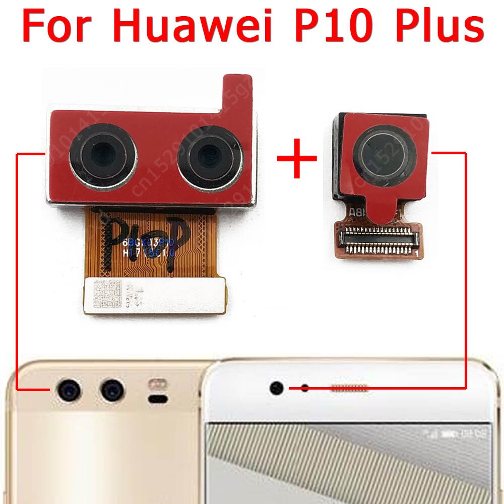 Originele Voor Achter Back Camera Voor Huawei P10 Lite Plus P10Lite P10Plus Belangrijkste Facing Camera Module Flex Vervangende Onderdelen: P10 Plus Back Front