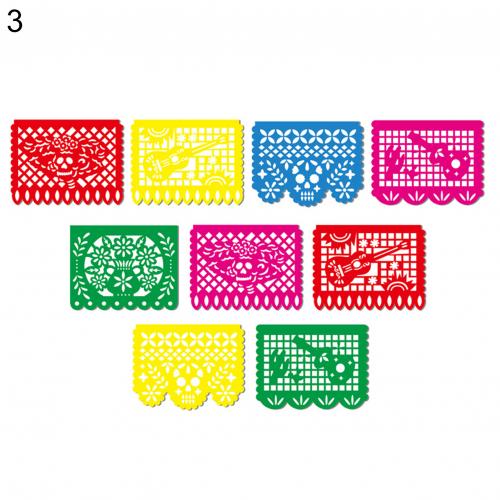 Novelty 1x Mexican Banner Flags Garland Wedding Spanish Mexican Party Decor for party anniversary: 3