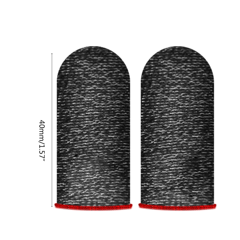 2 Stuks Telefoon Games Zweet-Proof Vinger Handschoenen Duimen Vinger Cover Antislip Cot Mouw Voor Pubg Touch screen Game Praktische