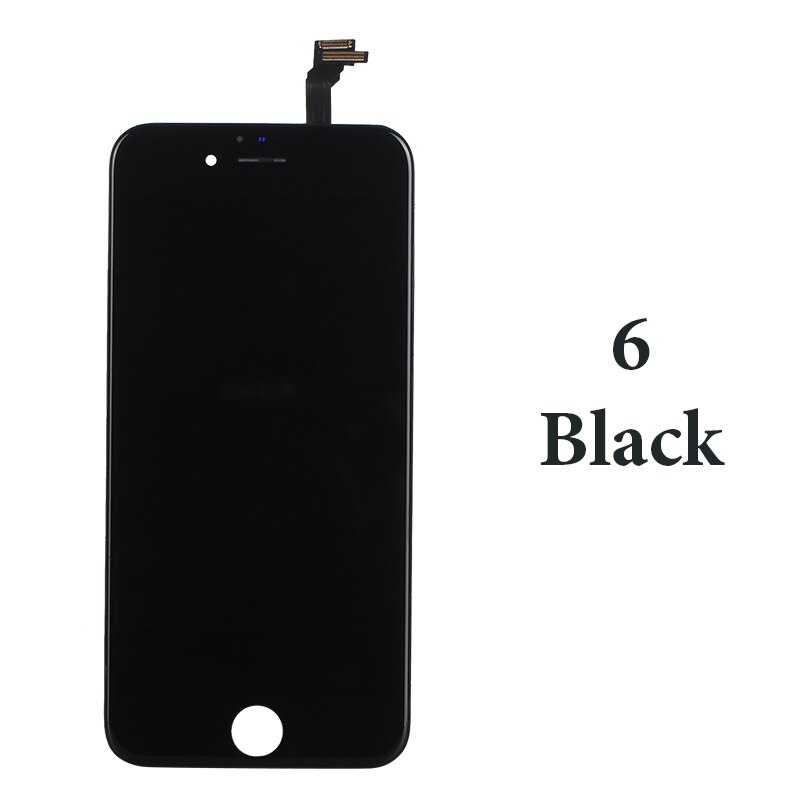 100% Tested Good Display For iPhone 4s 5s 6 LCD Screen for iphone 6s 7 Display 3D Touch Digitizer Assembly Replacement: for ip6 Black