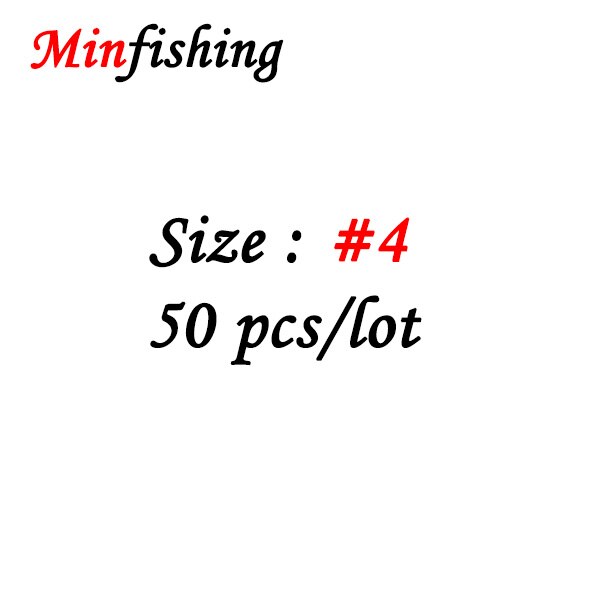 Minfishing 50 Stks/partij Vissen Connector Ms + Ydl Vissen Swivel Met Coastlock Snap Vissen Lokken Accessoires: Size 4
