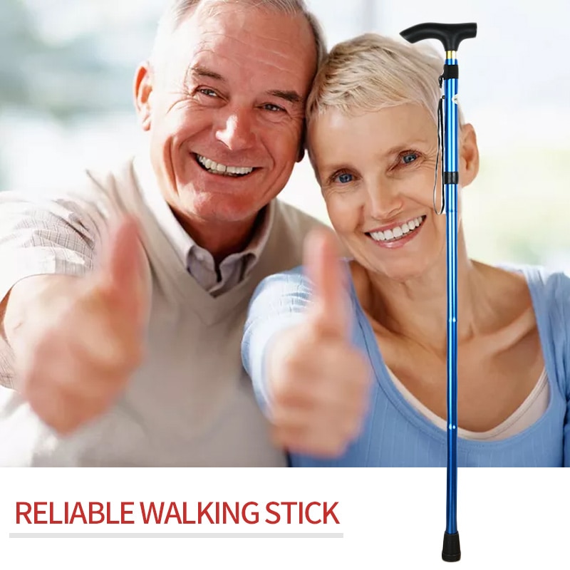 T-griff Spazierstock Teleskop Taktstock Wandern Wandern Pole Tragbare Ultra-licht Aluminium Klapp Klettern Stock für Ältere