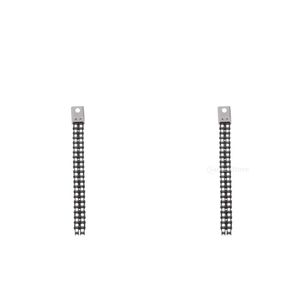 2pcs Steel Percussion Drum Pedal Chain Bass Drum Set Link Chain, 17 X 1.5