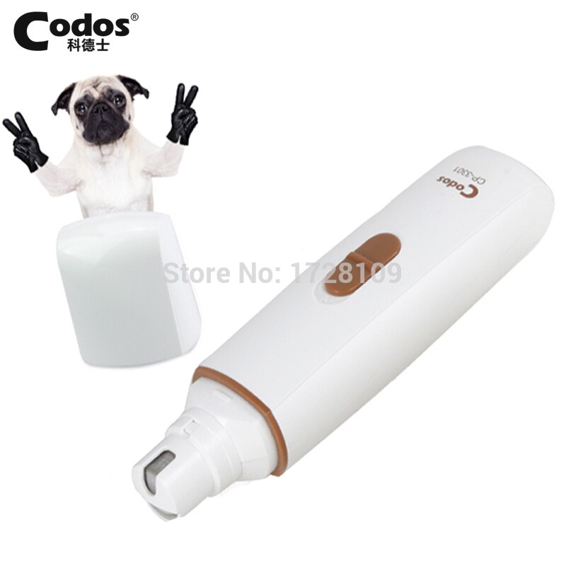 Codos  cp3301 elektrische hondennagelverzorgingstool, nagelvijl, nagelvijl voor huisdieren, automatische pedicure-apparaten voor honden en katten