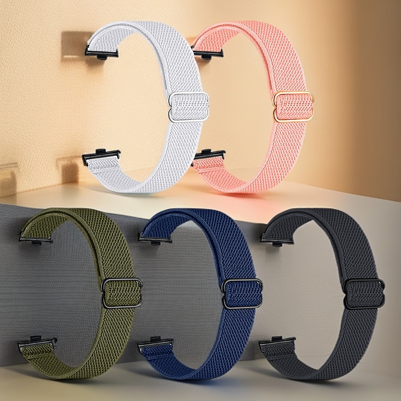 Sport Elastic Strap for Redmi Watch 5/4 Band Nylon Replacement Wristband for Xiaomi Mi Band 9 pro/8 pro Strap Accessories