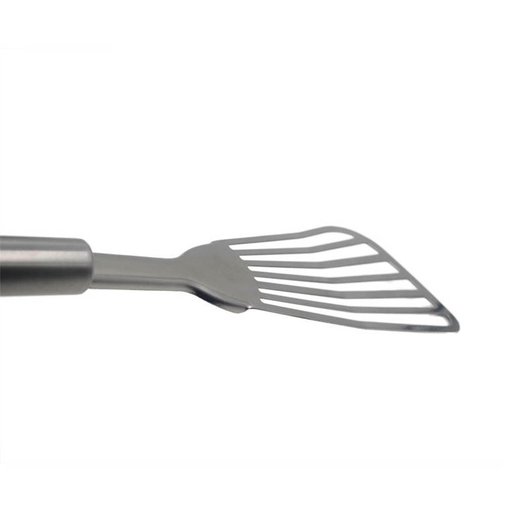 Spatule de poisson en acier inoxydable | Tourneuse de nourriture à fente résistant à la chaleur, spatule de cuisine antiadhésive pour Barbecue