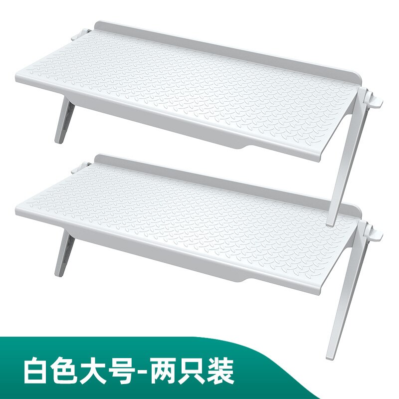 schlagen-freies TV Monitor Organizer Gestell Computer Monitor Regal Kunststoff TV einstellen-oben Kasten Bildschirm Stehen Router Halfter büro Veranstalter: 2 L Weiß