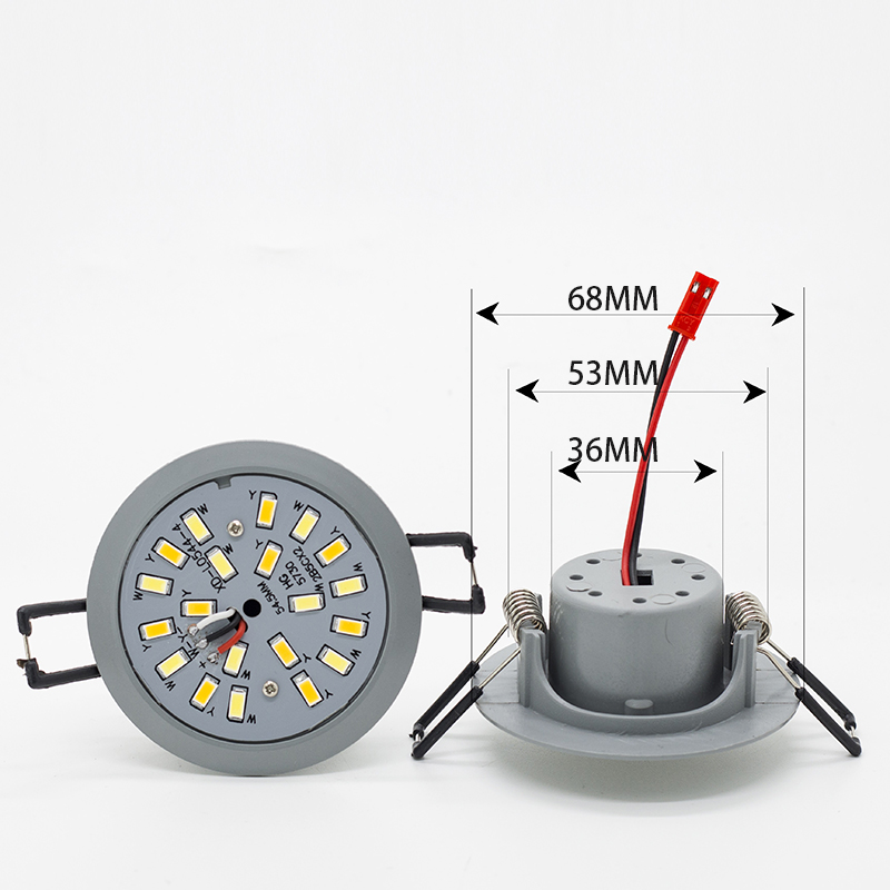 LED Kristall Licht verwandeln Glühbirne 5W LED Mais Birne Integrierte Lichtquelle Für Decke Kronleuchter nachrüsten Lampe AC220V: Warmes Weiß / verrotten