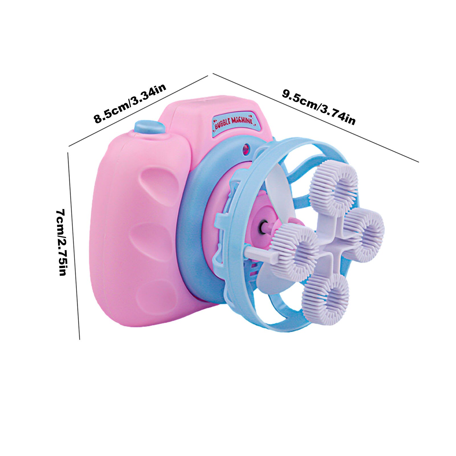 Camera Bubble Machine Automatic Bubble Maker Blower With Lights Beach Park Outdoor Fun & Sports Fidget Toys Summer