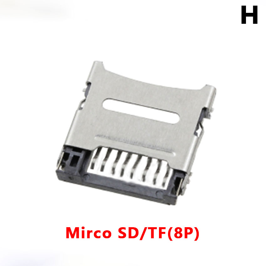 5PC SD/MINI/TF/SIM/MICRO Card Holder Card Slot Card Holder Mobile Phone Memory Card Holder With Self-Elastic Long And Short Body: Orange