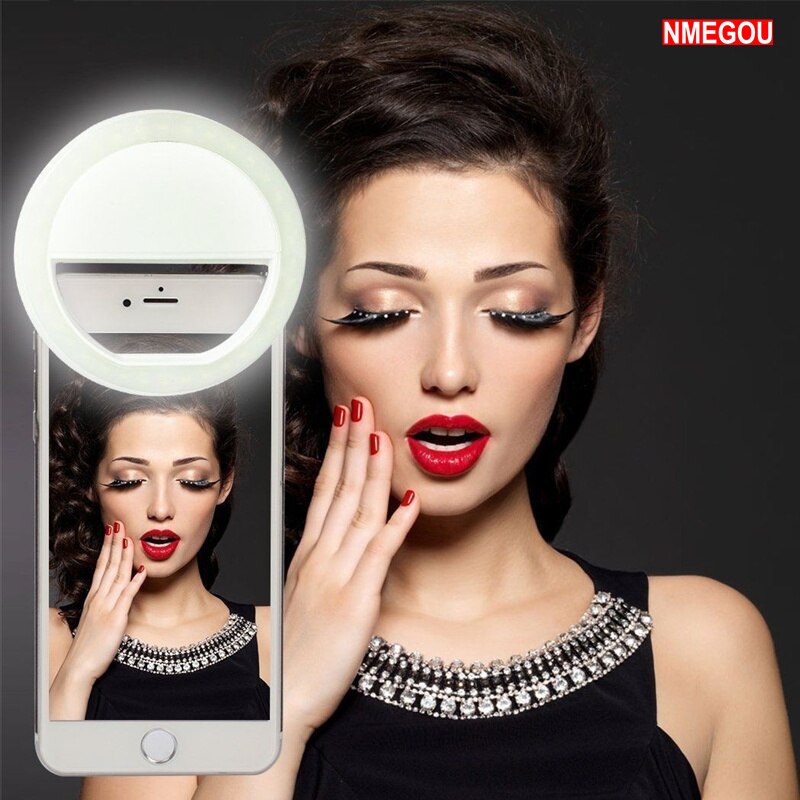 Mobile Phone Flashes &amp; Selfie Lights Ring for IPhone XS Max XR X 8 7 Plus Samsung Galaxy S9 S10 S8 Smartphone Camera Led Flash