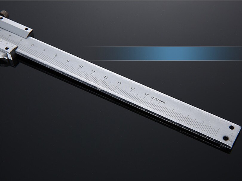 Vernier Caliper 0-150mm 0.02mm 6 inch High Carbon Steel Metric Micrometer Depth Gauges Measurement Tool
