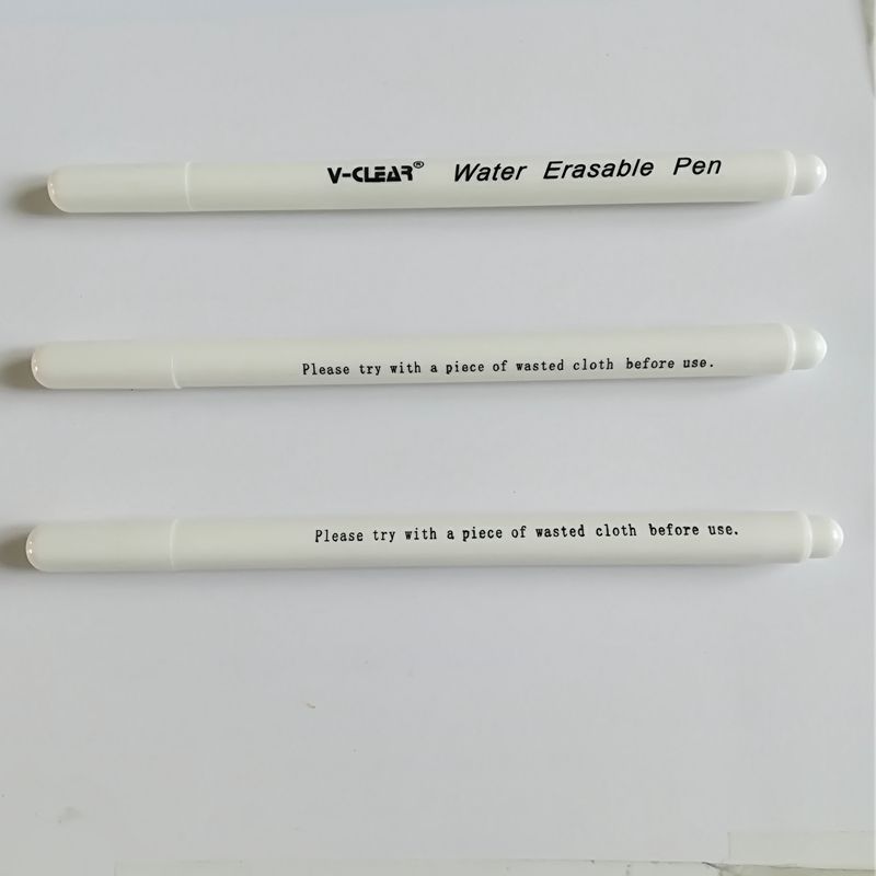 White Water Oplosbare Marker Pen Voor Donkere Stof Markering Pen 3 Pcs Textiel Marker Water Uitwisbare Pen Voor Donkere Lederen markering