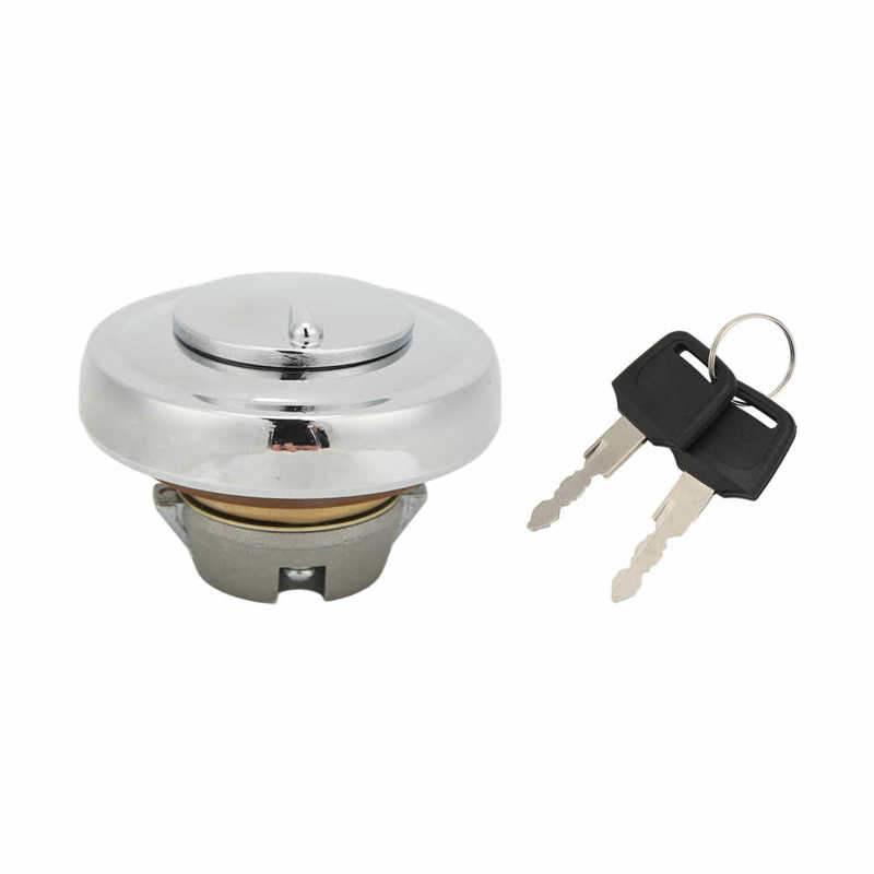 Lock Oil Tank Cover Durable Sturdy Aluminum Perfect Match Motorcycles Fuel Tank Cap with 2 Keys for Repair