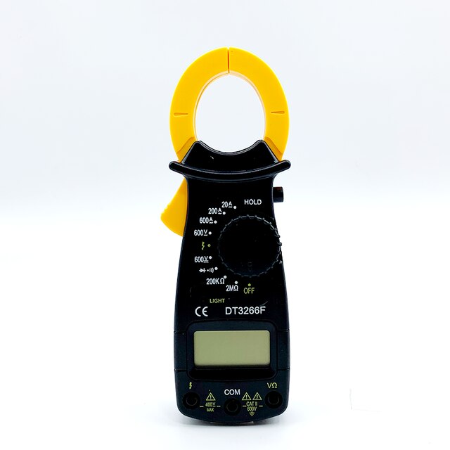 Grensoverschrijdende DT3266F Tang Ampèremeter Tang Digitale Display Multimeter Zoemer Digitale Multimeter Tang: Default Title