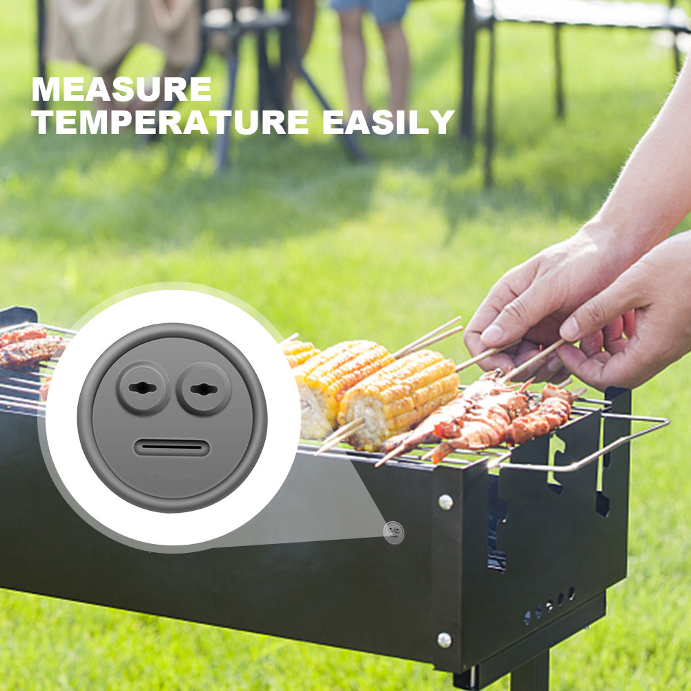 Bbq grill sonde pakning fødevaregodkendt silikone grilltermometer grommet reservedele til weber smokey grill tilbehør
