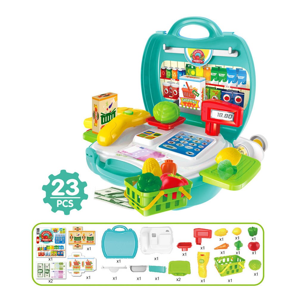 Kids Kinderen Builder Tool Bouw Kit Pretend Rollenspel Diy Set Groen