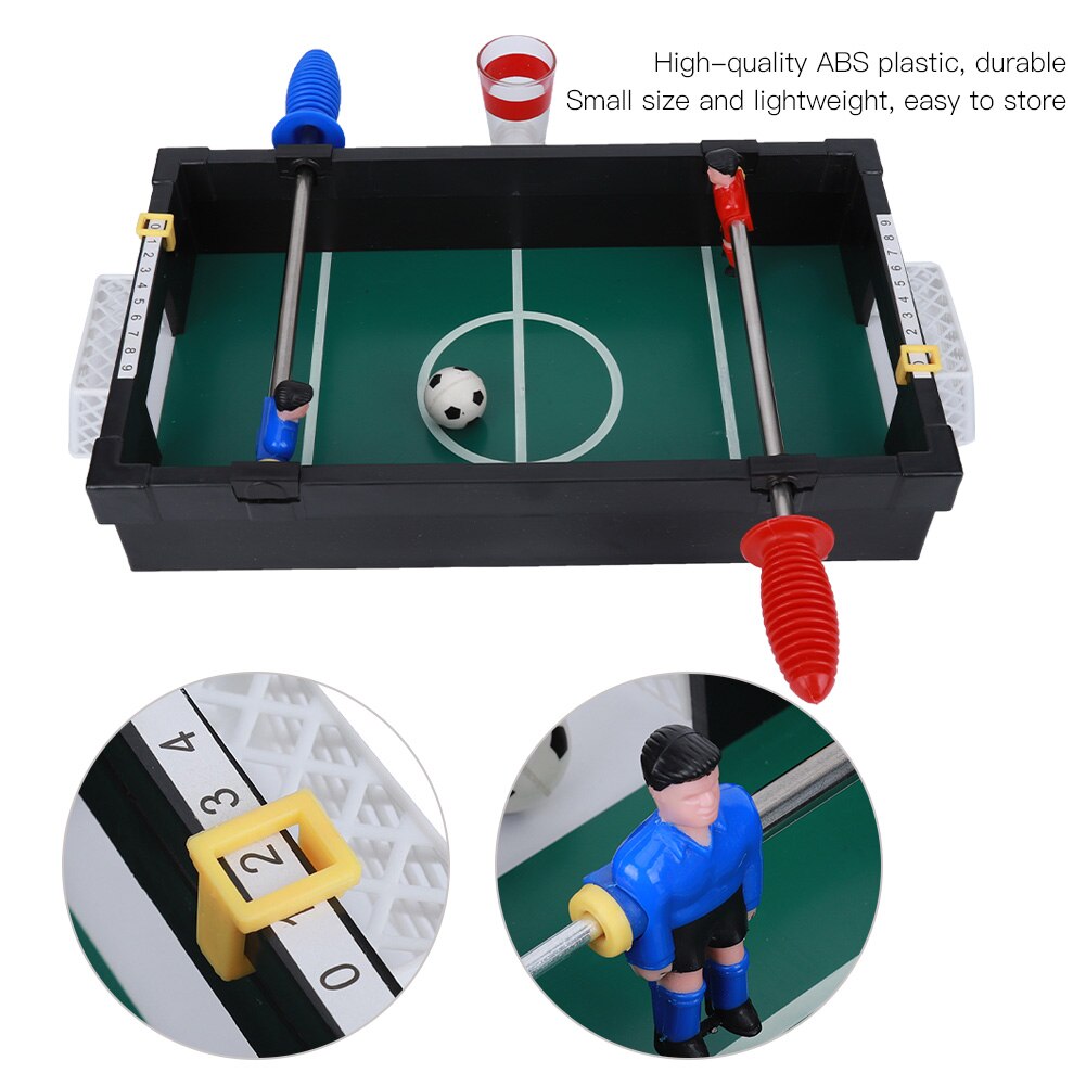 Dos personas interior juego de futbolín juegos de mesa de fútbol Mini fútbol juguete juegos interactivos dispositivo de entretenimiento