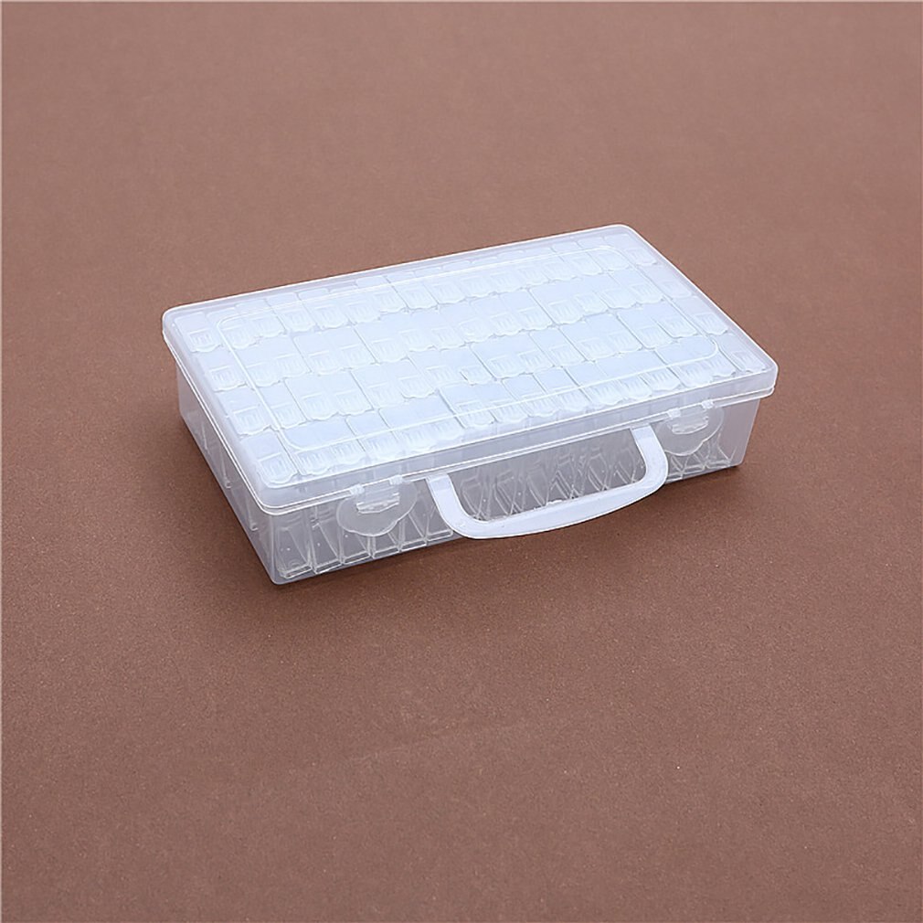 64 Grids Diamond Painting Box Tools Beads Container Resin Daimant Embroidery Stone Storage Accessory Mosaic Convenience Box