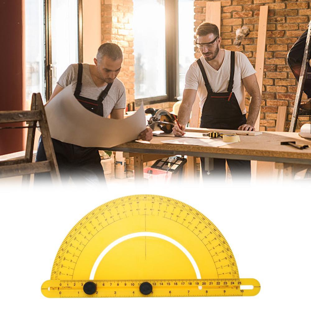 Tool angle 180 degree goniometer measuring arm ruler
