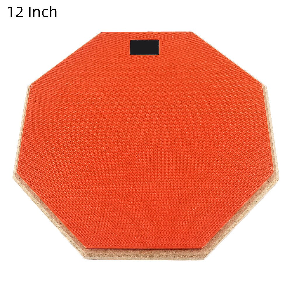 8 zoll Gummi Holz Dumm Trommel Anfänger Praxis Ausbildung Trommel Pad mit Stand / Stock Optional für Schlagzeug Instrumente Teile: onlyorangedrum12Zoll
