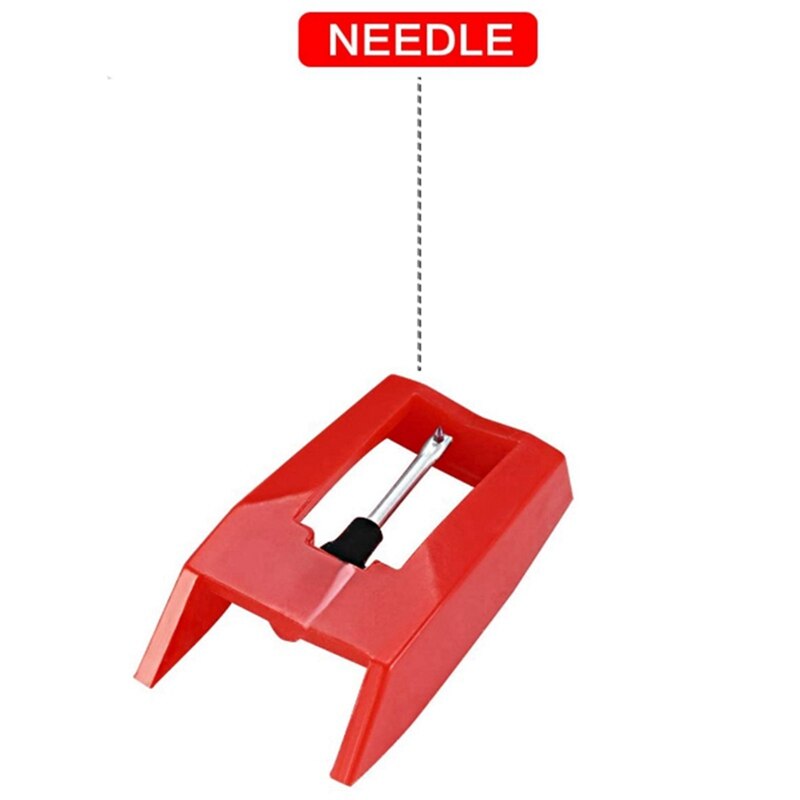 Aguja para tocadiscos de 24 piezas, aguja de reemplazo de diamante, aguja Stylus para reproductor de discos de vinilo
