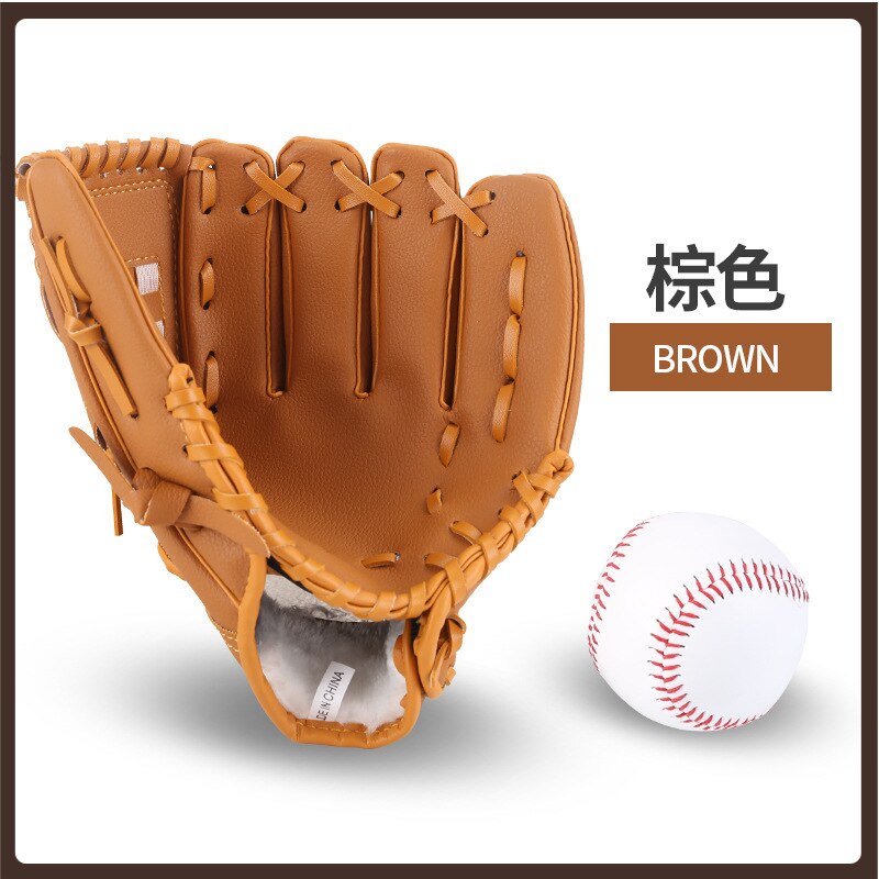 Lederen Linkerhand Baseball Handschoen Accessoires Kids Softbal Handschoen Lederen Honkbal Apparatuur Beisbol Accesorios Softball