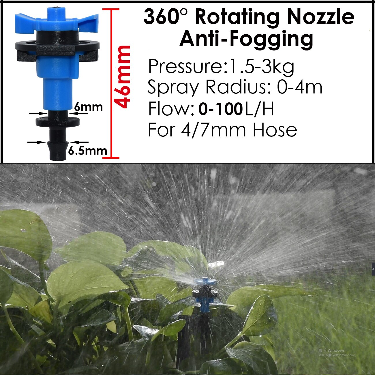 Kesla 5-35M Tuin Automatische Micro Drip Irrigatie Systeem Self-Watering Kit Verstelbare Drippers 360 ° Sprinkler nozzle Kas