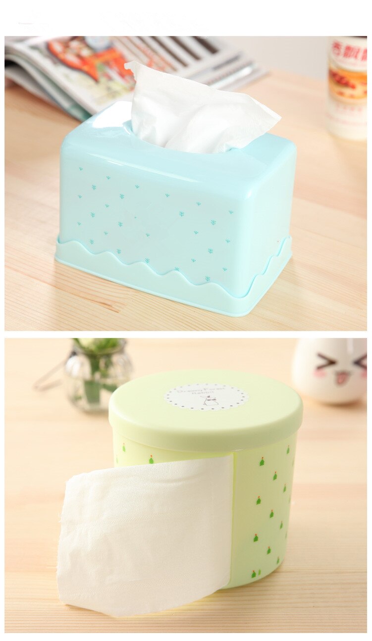 1pc tissueboxen in huisstijl, europees karton, papieren zuigbox, multifunctionele huishoudhanddoek, tissuebox  lf 005