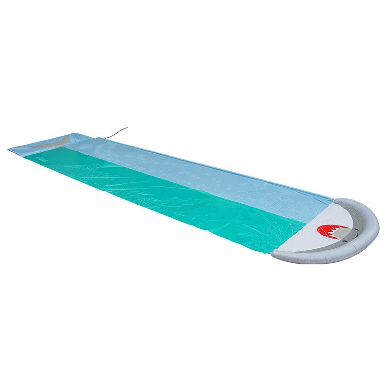 Shark Surf Waterglijbaan Kinderen Zomer Gazon Slides Outdoor Tuin Achtertuin Fun Water Games Slider Spray Sprinkler Speelgoed 5.5X1.45M