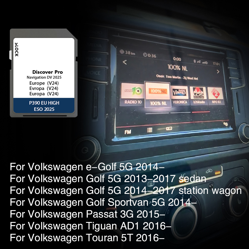 64 Go Pro Discover Media Navigation Sat Nav DV V24 GPS Carte SD Europe Naving Map Navi Accessoires