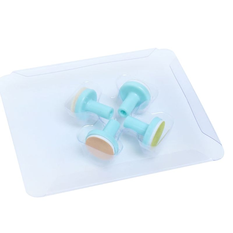 Cabezal de corte de uñas eléctrico para bebés de 4 uds, repuesto para manicura de uñas segura para niños, esponja de arena para pulido U50F