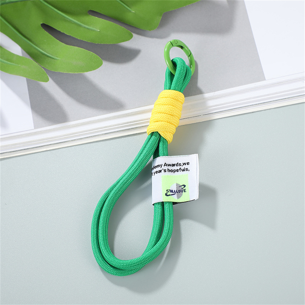 Llaveros con cordón tejido , llaveros de cuerda trenzada antipérdida coloridos, llavero de coche, mochila, accesorios colgantes,: Rojo