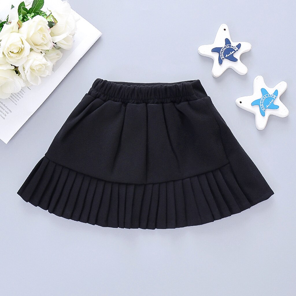 Saias do bebê recém-nascido recém-nascido meninas plissado sólido saia overskirt roupa do bebê mini saias de algodão macio meninas falda infantil