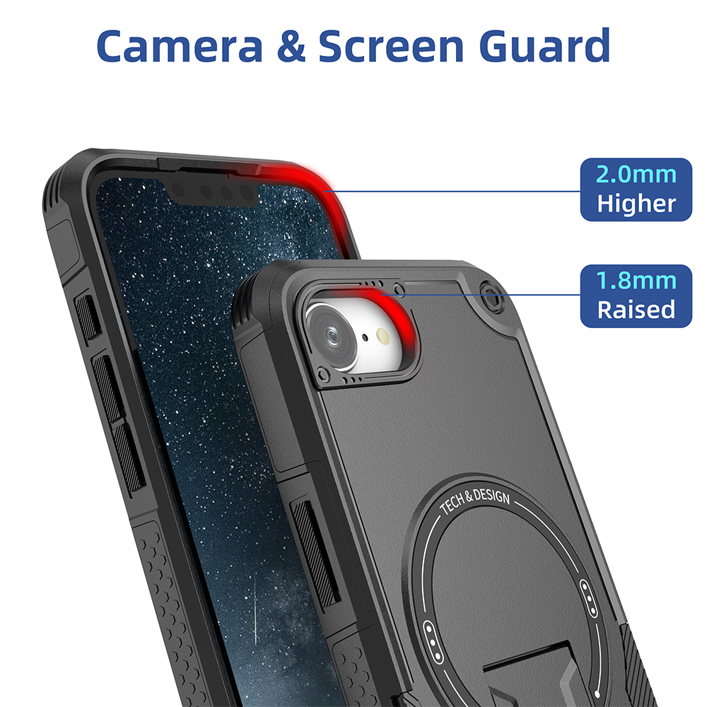 Armor Case for Iphone 17 pro max 16e Iphone16e 16 17 air 15 14 plus 12 13 pro iphone17 Mobile Phone Accessories Stand Cases