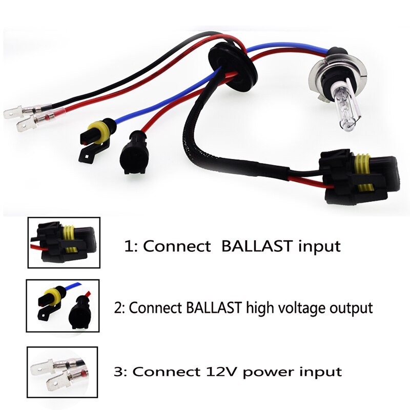 2 uds xenón H7 Kit HID 55W bombillas de faro delantero de coche 12V 12V 4300K 5000K 6000K 8000K 12000K