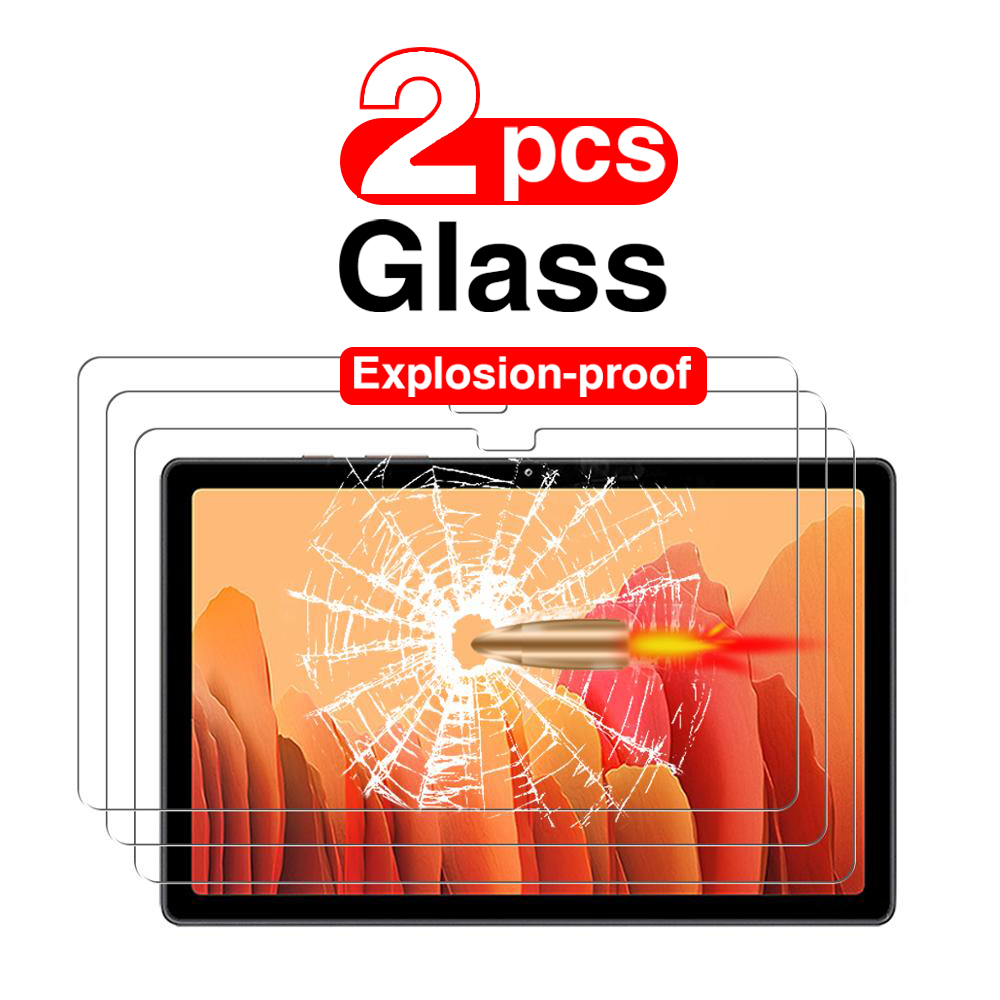 Para samsung galaxy tab a7 10.4 &quot;(2020) SM-T500 SM-T505 protetor de tela, tablet película protetora anti-risco de vidro temperado: 2pcs