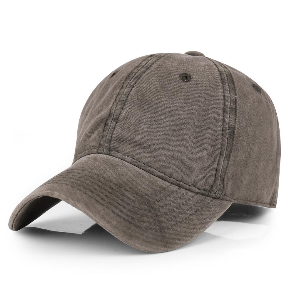 Männer Baseball Kappe Mehrfarbig Snapback Visier rein Farbe Kurze Winter Trucker Kappen frauen Hüfte hüpfen Hüte neutral Knochen casquette: Kaffee