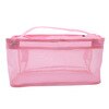 Rejse gennemsigtig taske net kvinder lynlås klare makeup tasker skønhed etui make up organizer opbevaring bad toiletartikler vaske taske