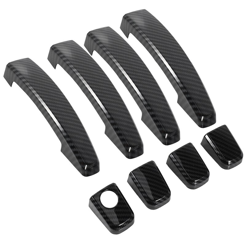 Voor Opel Astra H 2004 Opel Astra J Vauxhall Koolstofvezel Auto Deurgreep Cover trim