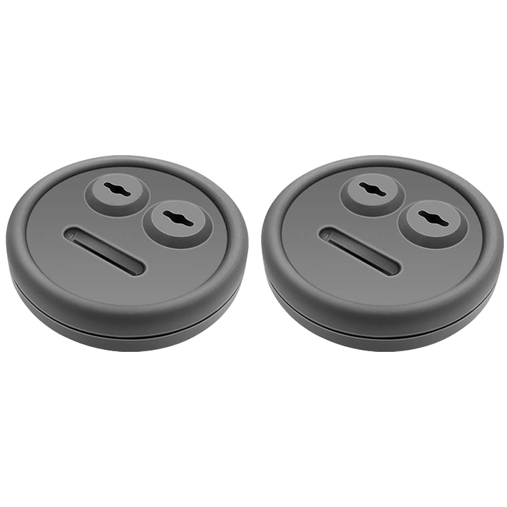 6-Pack Probe Grommet for Grill, Compatible with Weber 85037 Smokey Mountain Cookers, and Other Grills DIY Sensor Ports: black